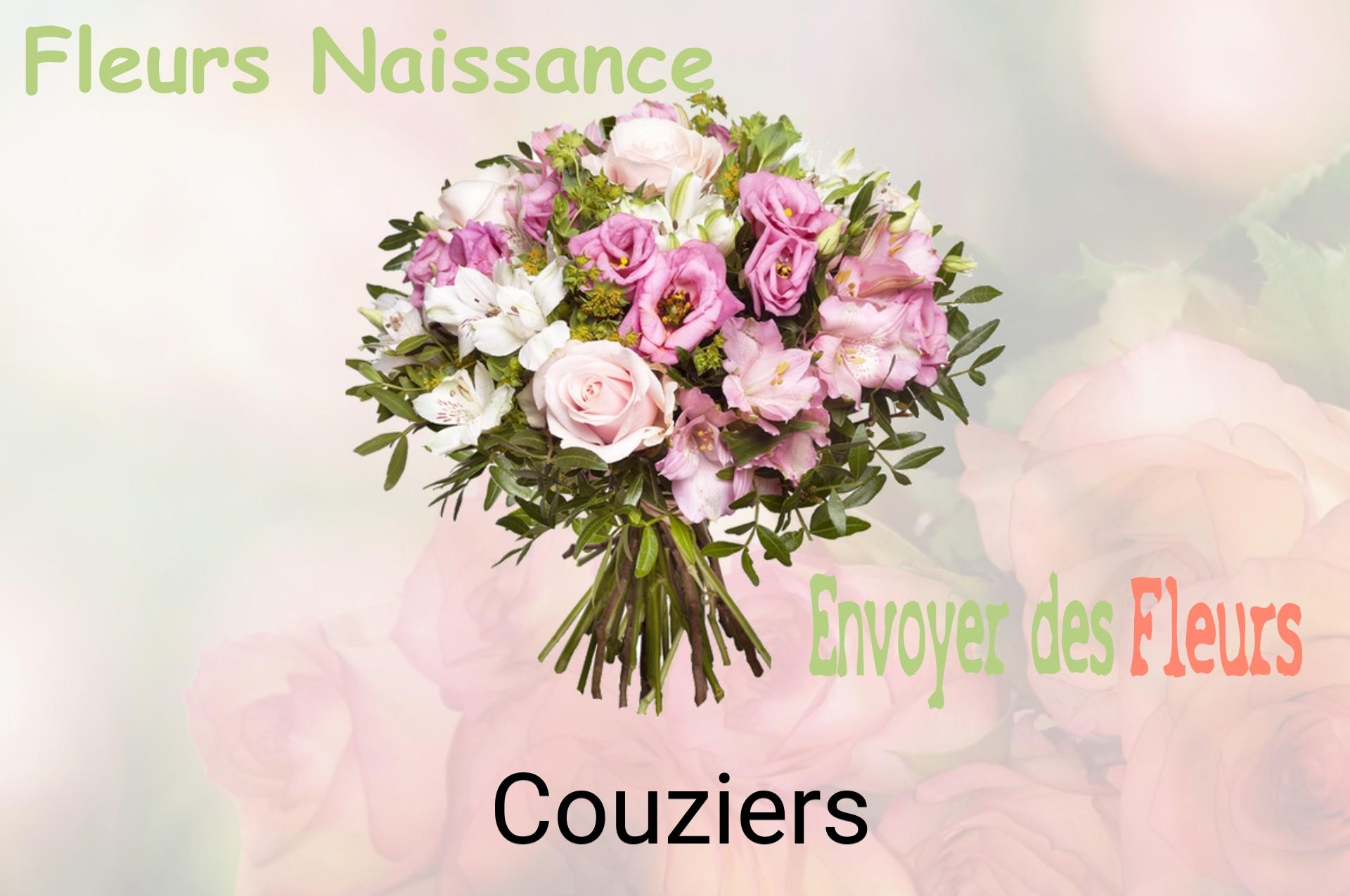 Bouquet de fleurs de naissance livré à Couziers